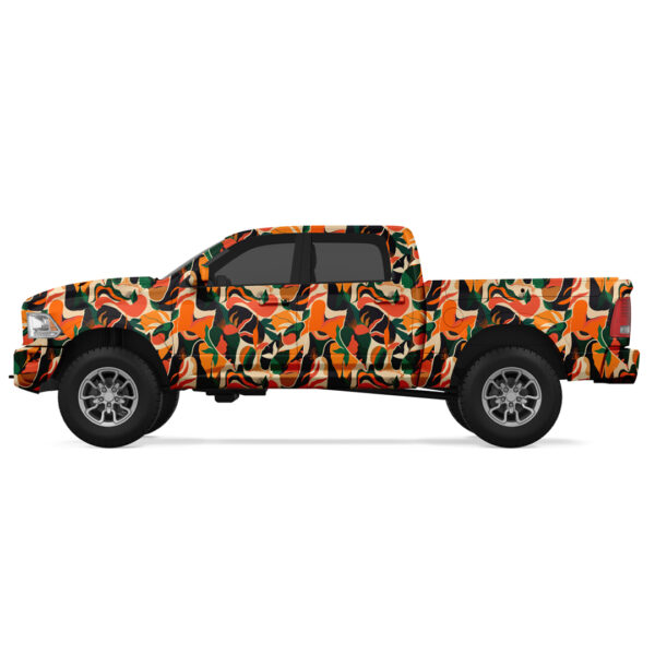 Jungle Floral Vehicle Wrap - Image 4